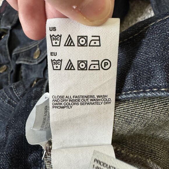 Tommy Hilfiger Jacket Womens Small Blue Denim Button Front Utility Pockets - Picture 11 of 16